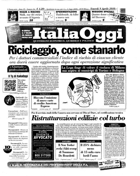 Italia oggi : quotidiano di economia finanza e politica